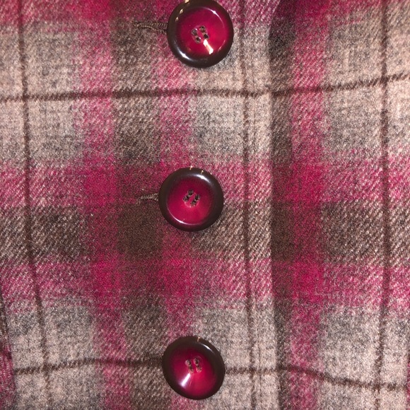 Burgundy and Gray Coat - Picture 5 of 6